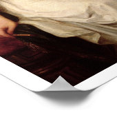 Selbstportrait, 1787 (Öl auf Leinwand) Poster (Ecke)