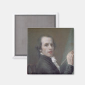 Selbstportrait, 1790 magnet (Vorderseite/Rückseite)