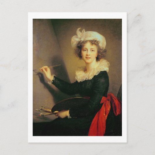 Selbstportrait, 1790 (Öl auf Leinwand) Postkarte (Vorderseite)