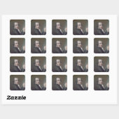 Selbstportrait, 1790 quadratischer aufkleber (Blatt)