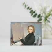 Selbstportrait, 1822 postkarte (Stehend Vorderseite)