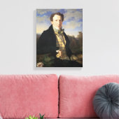 Selbstportrait, 1828 leinwanddruck (Insitu (Wohnzimmer))
