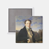 Selbstportrait, 1828 magnet (Vorderseite/Rückseite)