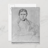 Selbstportrait, 1835 postkarte (Vorne/Hinten)