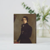 Selbstportrait, 1835 postkarte (Stehend Vorderseite)