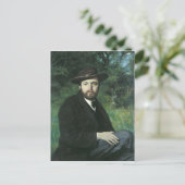 Selbstportrait, 1871 postkarte (Stehend Vorderseite)