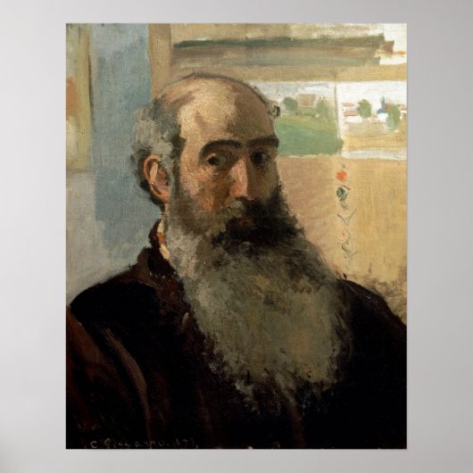 Selbstportrait, 1873 poster (Vorne)