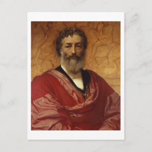 Selbstportrait, 1880 (Öl auf Leinwand) Postkarte