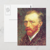 Selbstportrait (1887) postkarte (Vorne/Hinten)