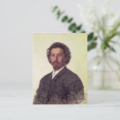 Selbstportrait, 1887 postkarte (Stehend Vorderseite)