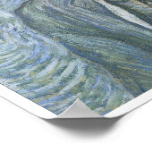 Selbstportrait, 1889, Vincent Van Gogh Poster (Ecke)