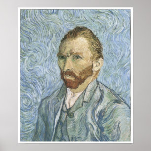 Selbstportrait, 1889, Vincent Van Gogh Poster