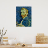 Selbstportrait (1889) von Van Gogh Poster (Küche)