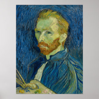 Selbstportrait (1889) von Van Gogh Poster