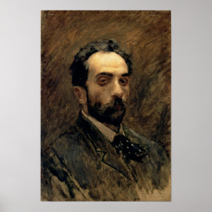 Selbstportrait, 1890er poster