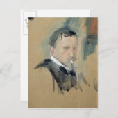 Selbstportrait, 1901 postkarte (Vorne/Hinten)