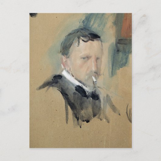 Selbstportrait, 1901 postkarte (Vorderseite)