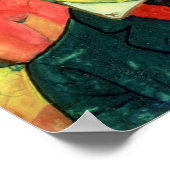 Selbstportrait, 1908 poster (Ecke)