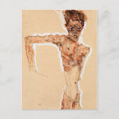 Selbstportrait (1911) | Egon Schiele | Postkarte (Vorderseite)
