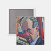 Selbstportrait, 1913 magnet (Vorderseite/Rückseite)