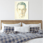Selbstportrait, 1921 leinwanddruck (Insitu (Schlafzimmer))