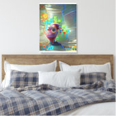 Selbstportrait 2023 leinwanddruck (Insitu (Schlafzimmer))
