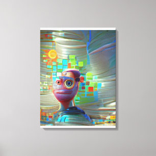 Selbstportrait 2023 leinwanddruck