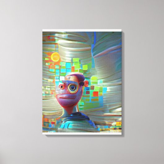 Selbstportrait 2023 leinwanddruck (Vorderseite)