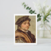 Selbstportrait 2 postkarte (Stehend Vorderseite)