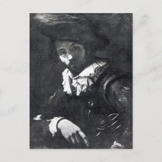 Selbstportrait 2 postkarte (Vorderseite)