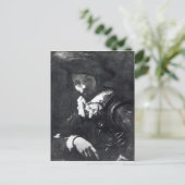 Selbstportrait 2 postkarte (Stehend Vorderseite)