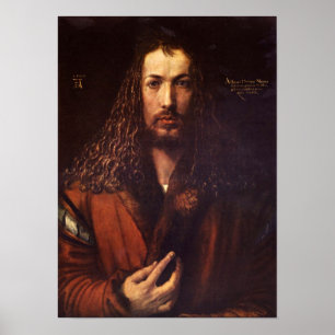 Selbstportrait 2 von Albrecht Durer Poster