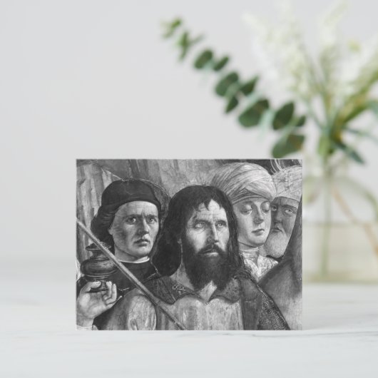 Selbstportrait 3 postkarte (Stehend Vorderseite)