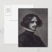 Selbstportrait 4 postkarte (Vorne/Hinten)