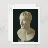 Selbstportrait 6 postkarte (Vorne/Hinten)