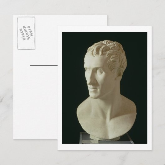 Selbstportrait 6 postkarte (Vorne/Hinten)