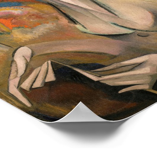 Selbstportrait | Alice Bailly Poster (Ecke)