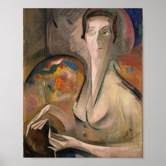 Selbstportrait | Alice Bailly Poster (Vorne)
