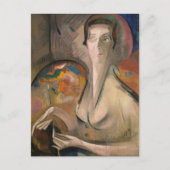 Selbstportrait | Alice Bailly Postkarte (Vorderseite)
