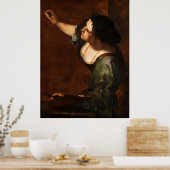 Selbstportrait als Anschuldigung der Malerei Poster (Küche)