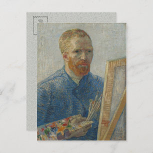 Selbstportrait als Maler Vincent van Gogh Vintag Postkarte