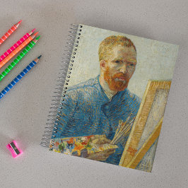 Selbstportrait als Maler von Vincent Van Gogh Notizblock