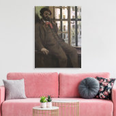 Selbstportrait auf Sainte-Pelagie, 1871 Leinwanddruck (Insitu (Wohnzimmer))