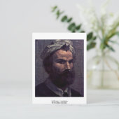 Selbstportrait, / Autoritratto. Postkarte (Stehend Vorderseite)