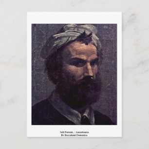 Selbstportrait, / Autoritratto. Postkarte