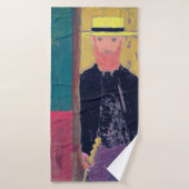 Selbstportrait (Bartter Mann), Edouard Vuillard Badehandtuch (Badehandtuch)