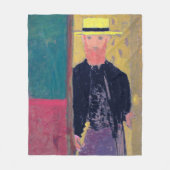 Selbstportrait (Bartter Mann), Edouard Vuillard Fleecedecke (Vorderseite)