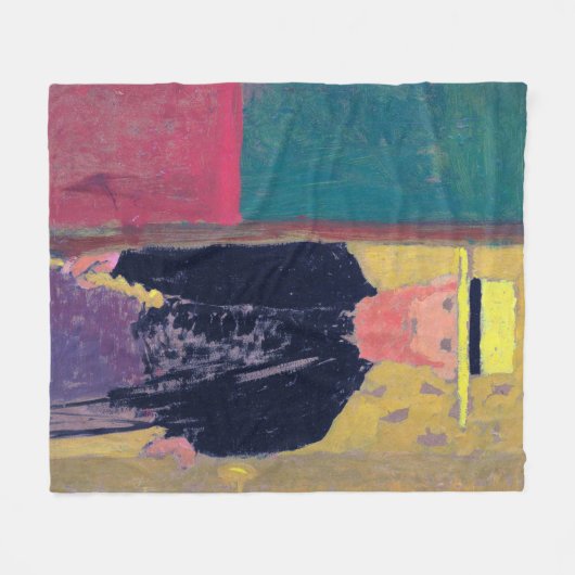 Selbstportrait (Bartter Mann), Edouard Vuillard Fleecedecke (Vorderseite (Horizontal))