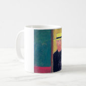 Selbstportrait (Bartter Mann), Edouard Vuillard Kaffeetasse (Vorderseite Links)