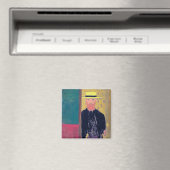 Selbstportrait (Bartter Mann), Edouard Vuillard Magnet (In Situ (Geschirrspüler))